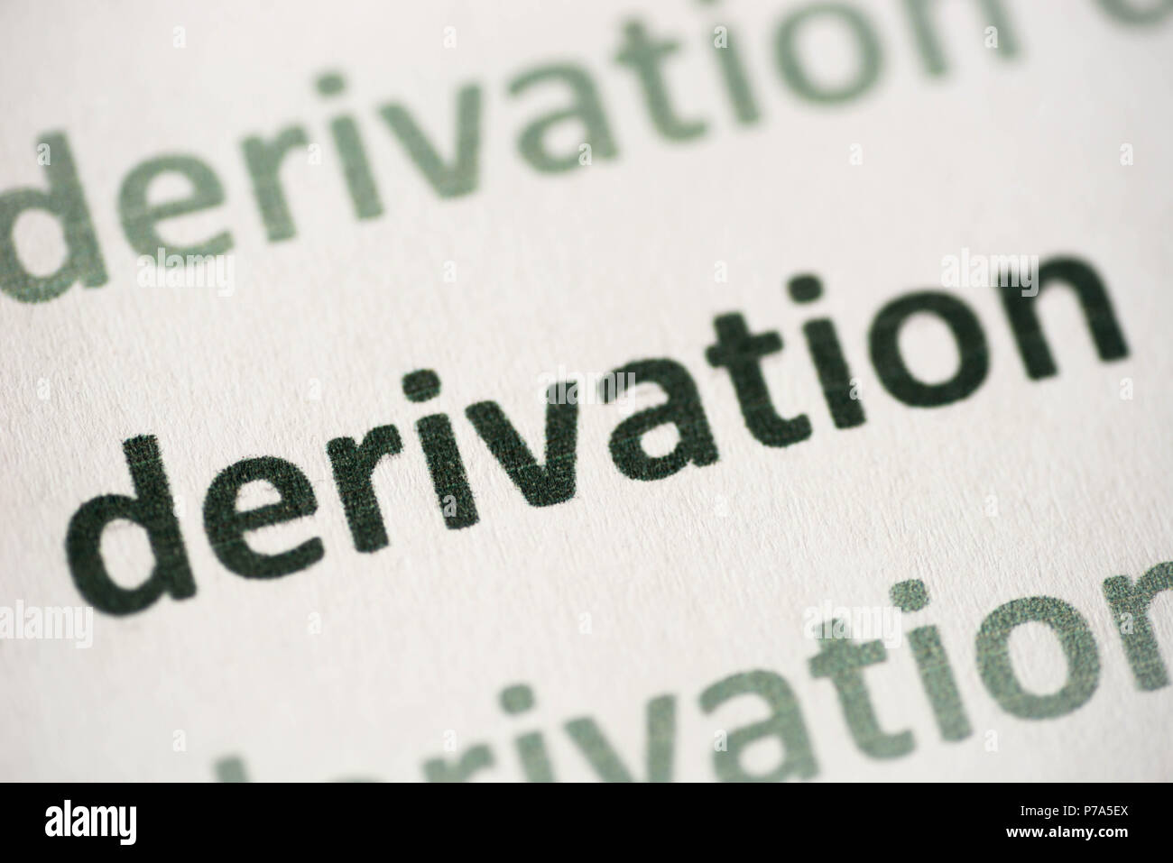 Derivation hires stock photography and images Alamy