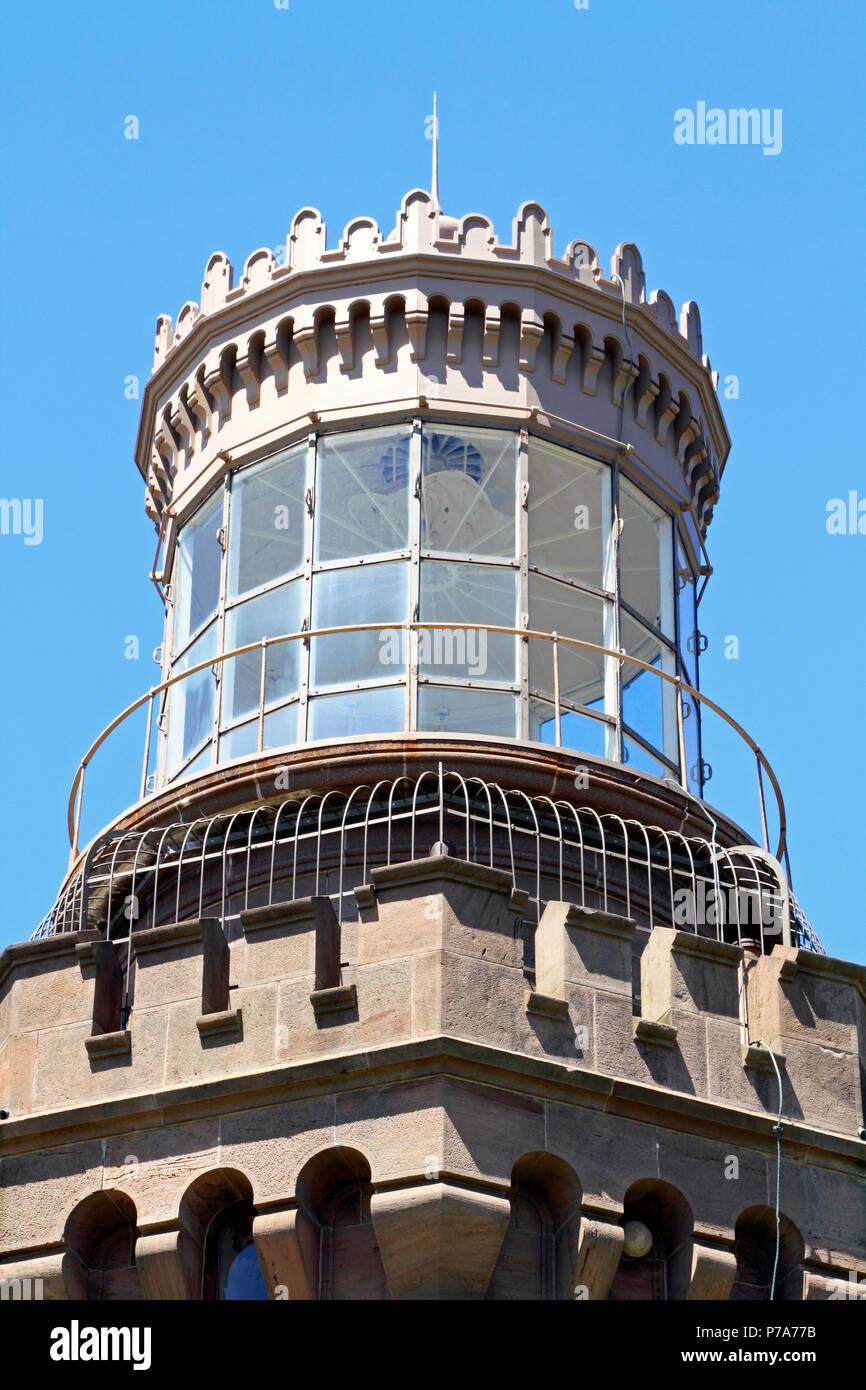 The Navesink Twin Lights lighthouse, Highlands, Monmouth County, New Jersey, USA Stock Photo