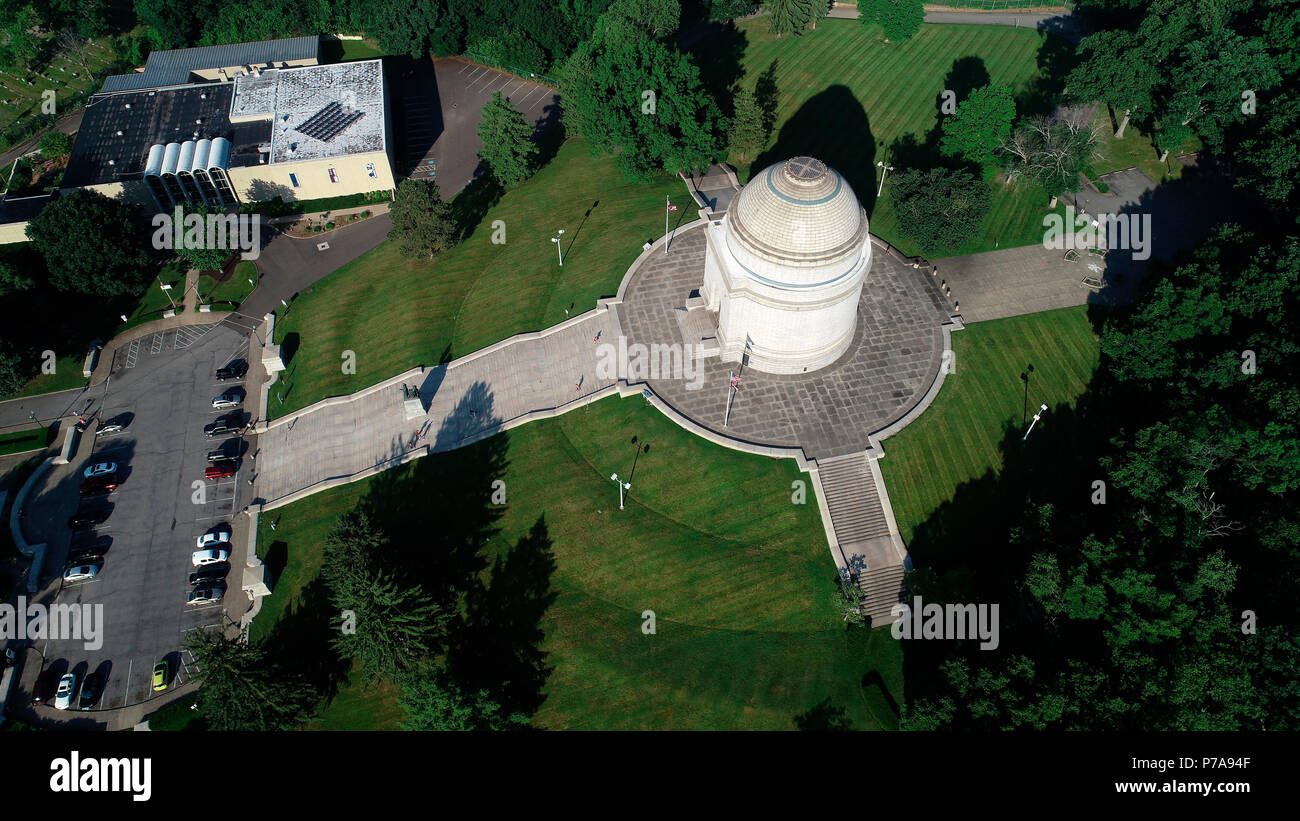 Aerial view of the Tomb of President William McKinley and the President  William McKinley Museum in Canton, Ohio Stock Photo - Alamy