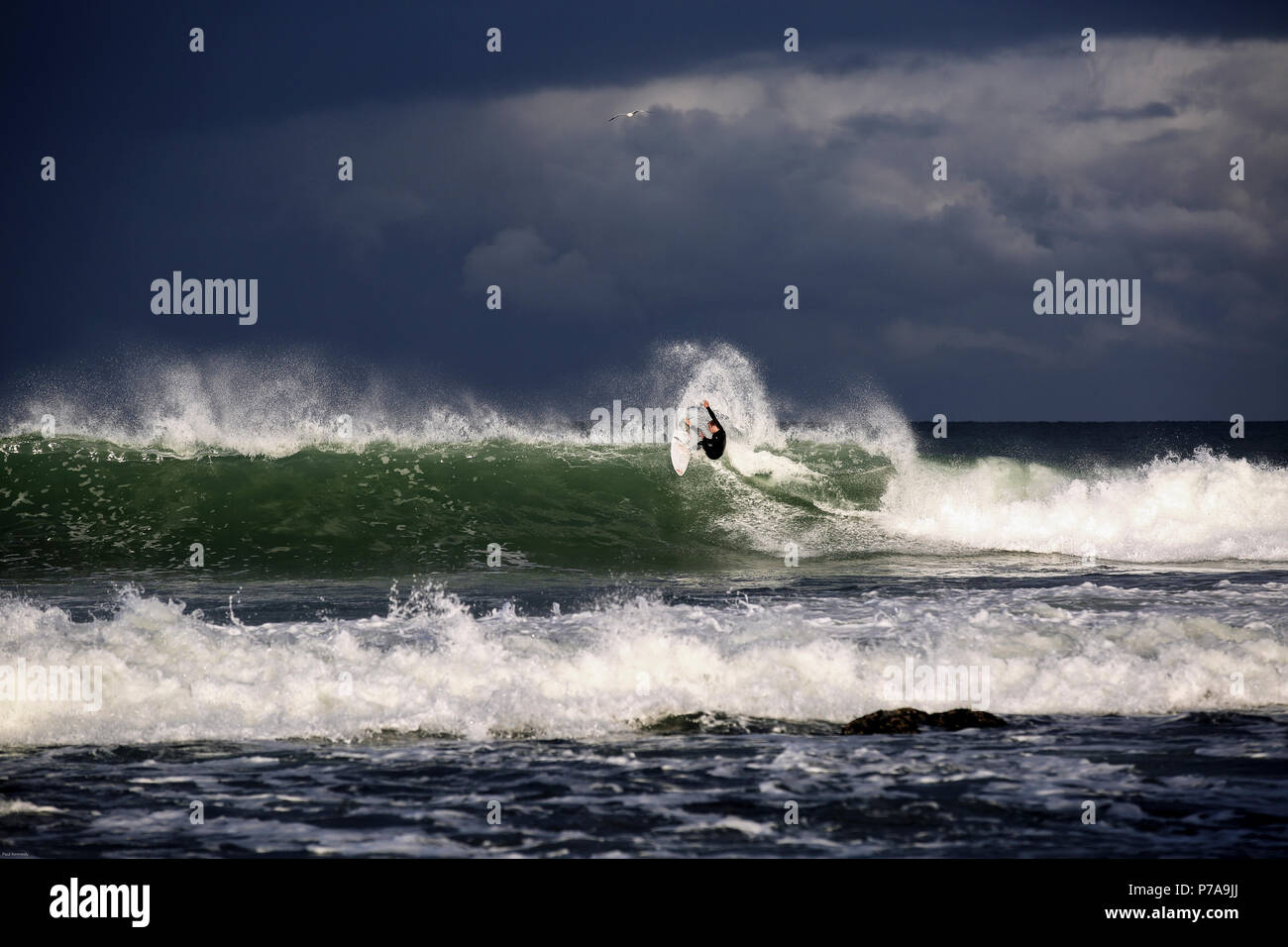 Surfing at Jeffreys Bay, South Africa Stock Photo Alamy