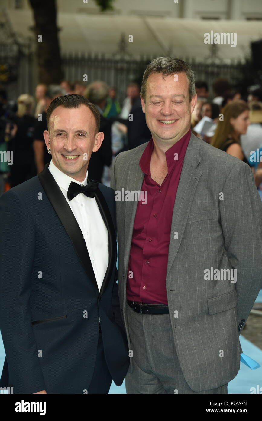 London, UK. 4th July, 2018. Chris Jepson attending the premiere of 'Swimming with Men' at Curzon Mayfair London 4th July 2018 Credit: Peter Phillips/Alamy Live News Stock Photo