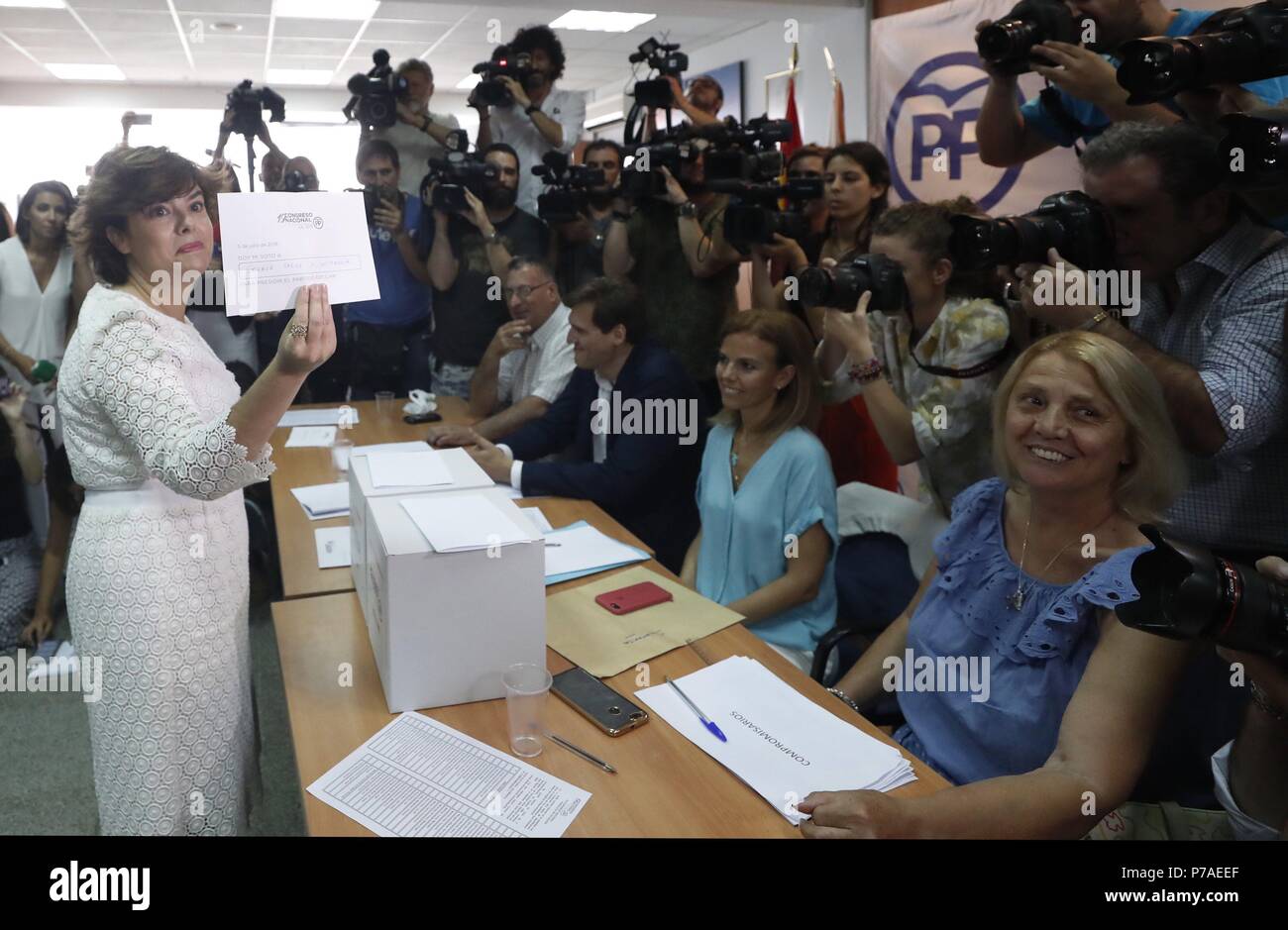 Candidate To Chair The People S Party Pp Soraya Saenz De