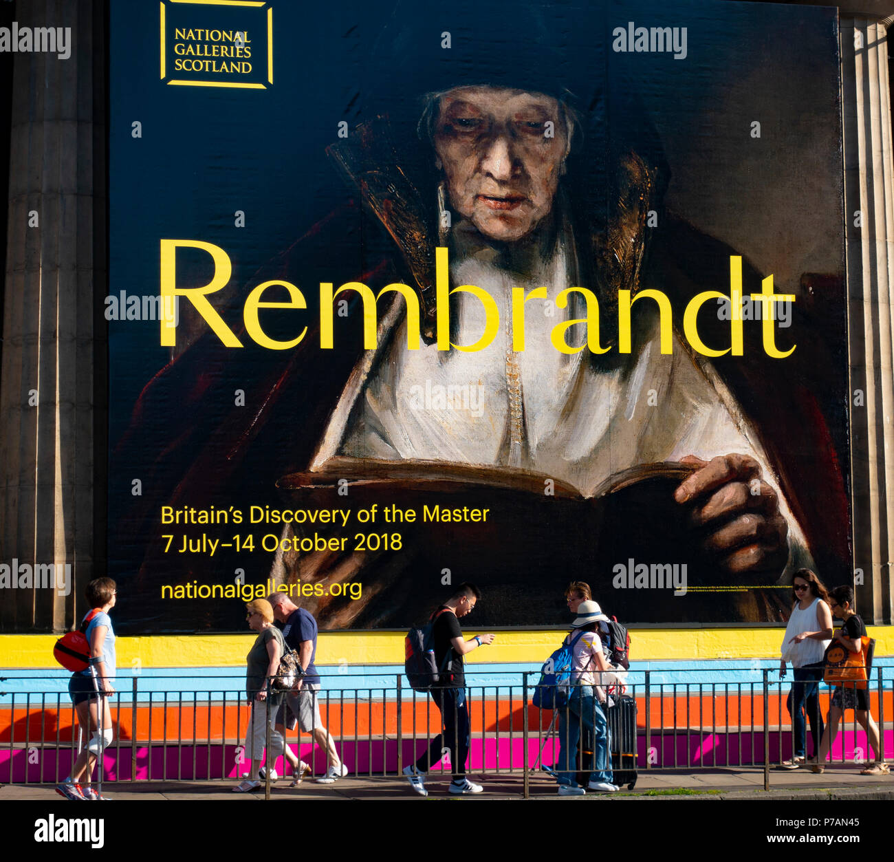 Edinburgh, Scotland, UK. 5 July, 2018.  Rembrandt: BritainÕs Discovery of the Master, which opens this weekend at the Royal Scottish Academy, is the first exhibition to tell the exceptionally rich story of how RembrandtÕs work in Britain has enraptured and inspired collectors, artists and writers over the past 400 years. Until 14 October, Credit: Iain Masterton/Alamy Live News Stock Photo