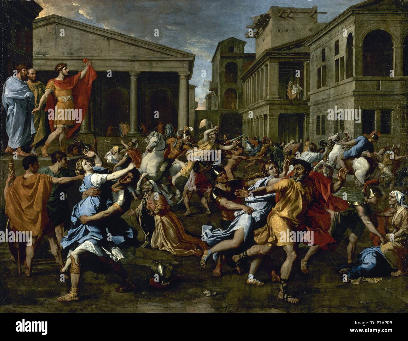 The Rape of the Sabine Women. 1637-1638. By Nicolas Poussin (1594-1665 ...