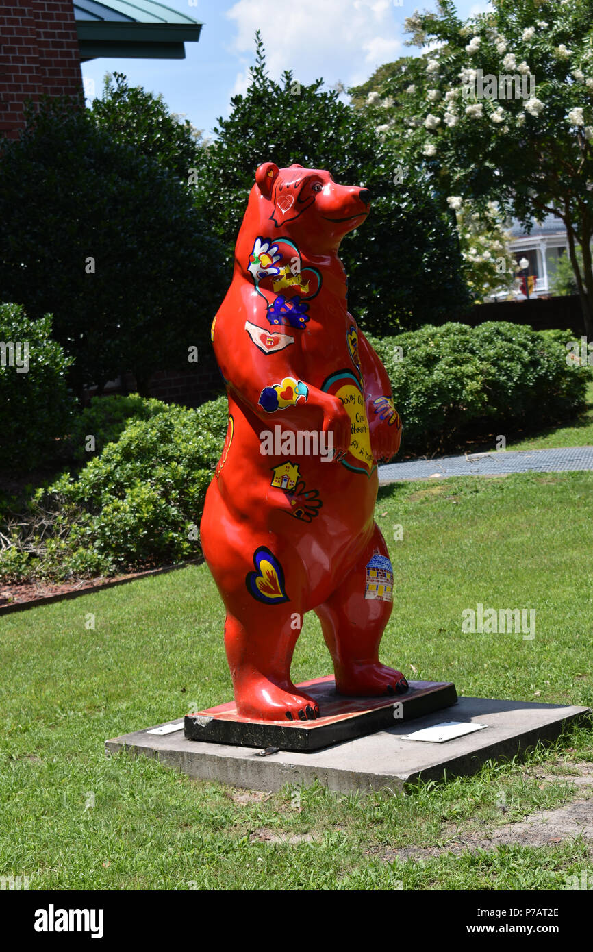 The Bear is the Mascot for the city of New Bern North Carolina. New Bern was named after Bern
