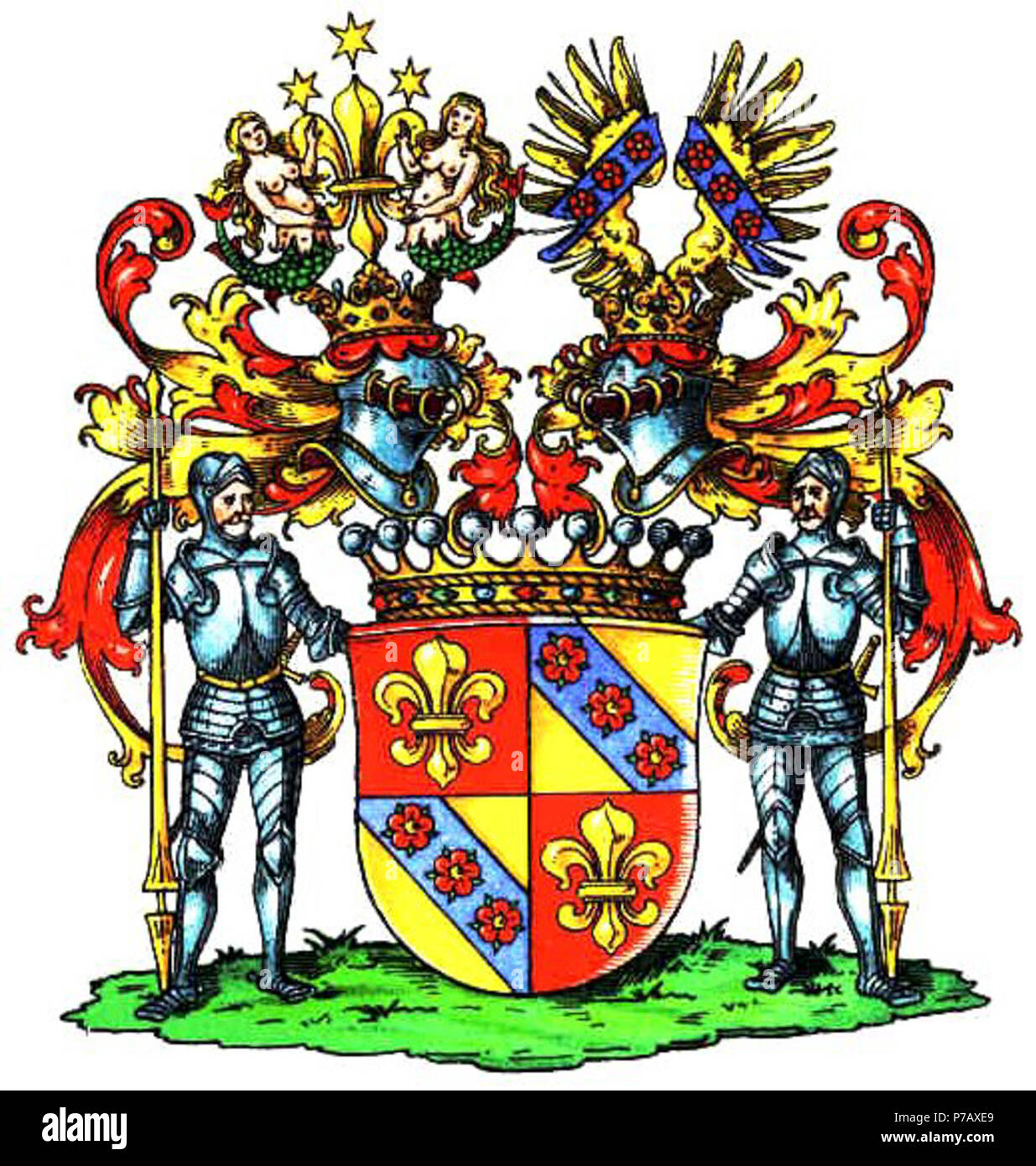 Wappen der Grafen von Korff genannt SchmisingKerssenbrock . 17 January