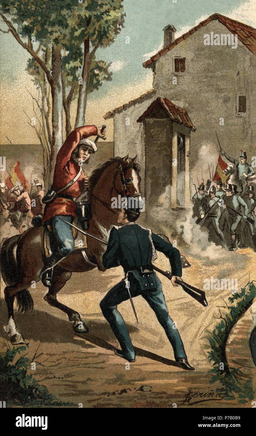 España. Primera guerra carlista (18331840). El cadete Joan Prim Prats