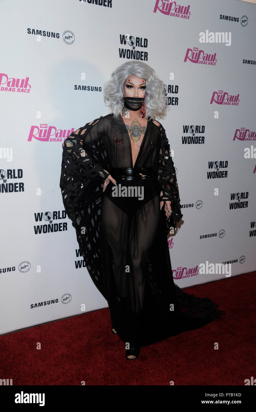 NEW YORK, NY - JUNE 28: Kameron Michaels attends the 'RuPaul's Drag Race' Season 10 Finale at Samsung 837 on June 28, 2018 in New York City. Stock Photo