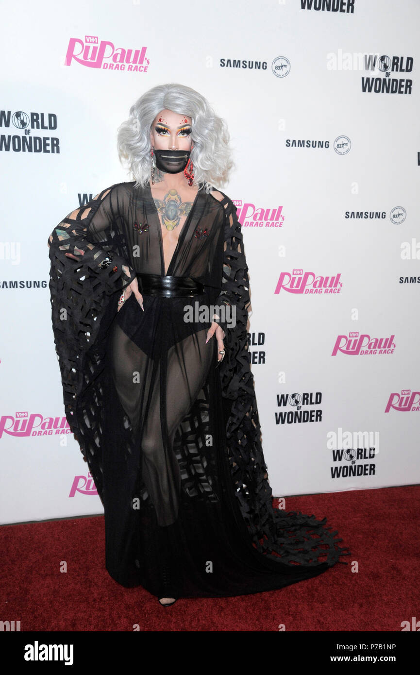 NEW YORK, NY - JUNE 28: Kameron Michaels attends the 'RuPaul's Drag Race' Season 10 Finale at Samsung 837 on June 28, 2018 in New York City. Stock Photo