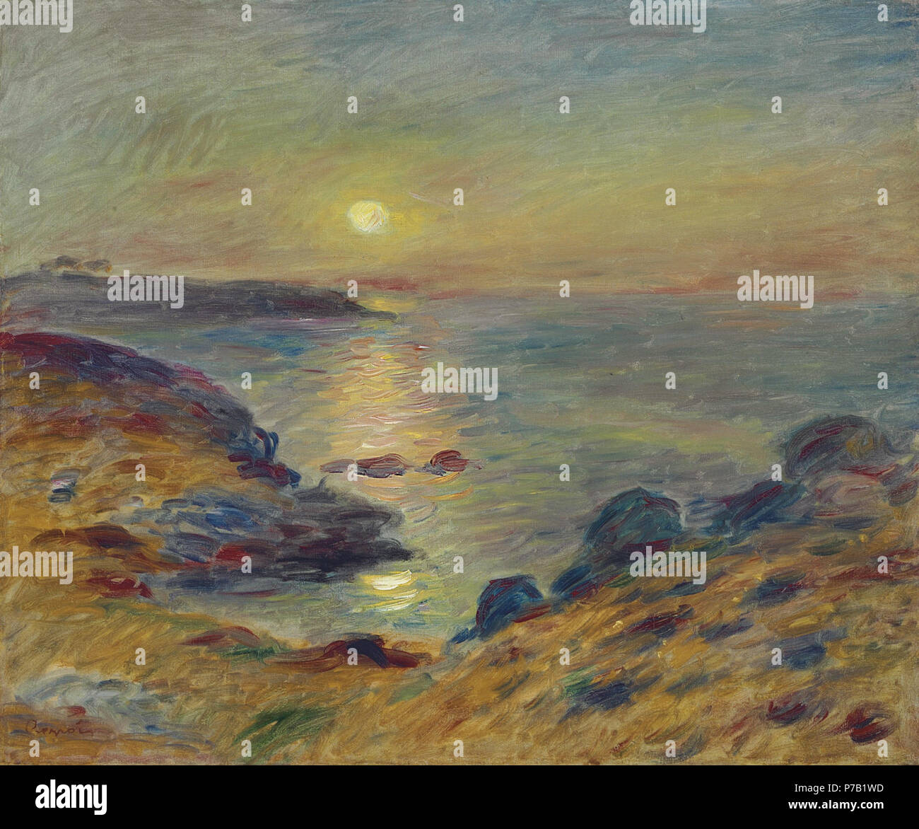 Pierre auguste renoir sunset hi-res stock photography and images