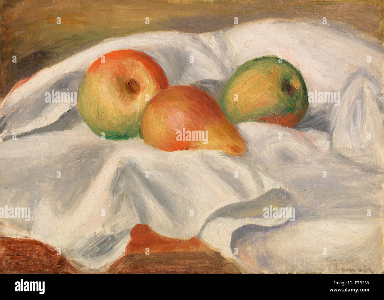 . Pears (Poires)  N/A 63 Pierre-Auguste Renoir - Pears (Poires) - BF49 - Barnes Foundation Stock Photo