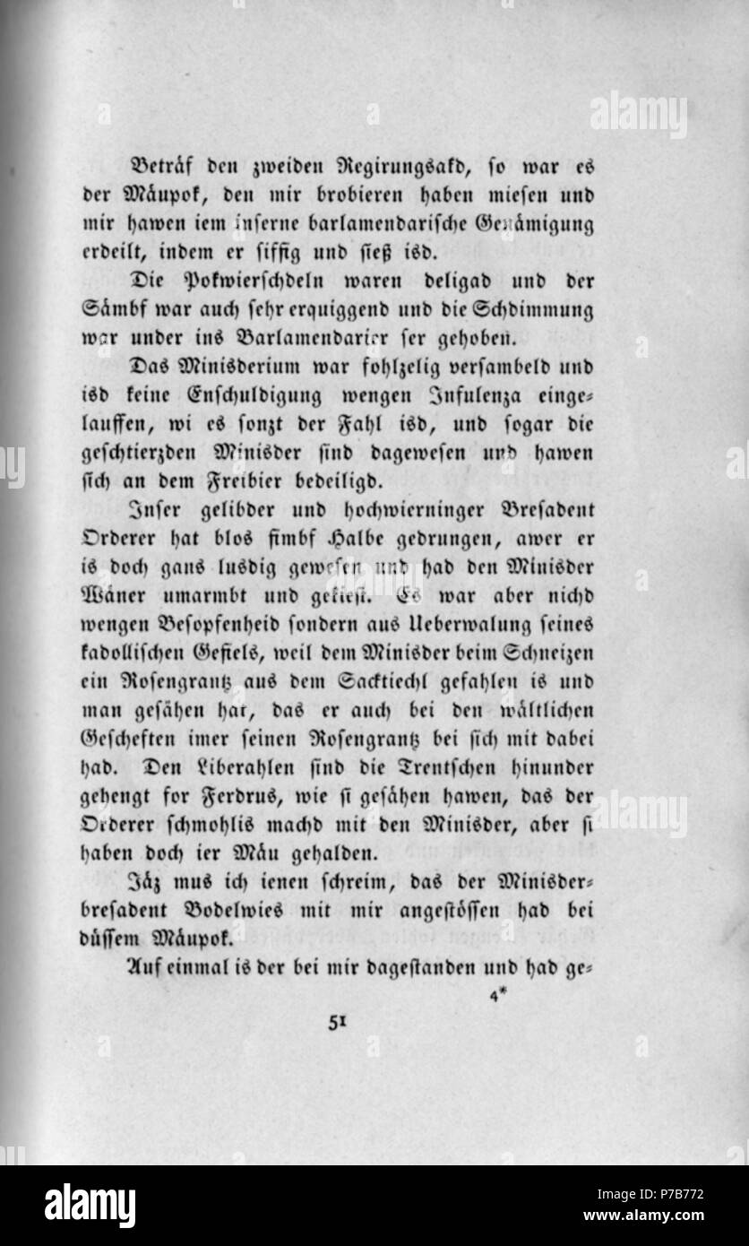 . Briefwechsel eines bayrischen Landtagsabgeordneten. N/A 79 Thoma Briefwechsel 051 Stock Photo