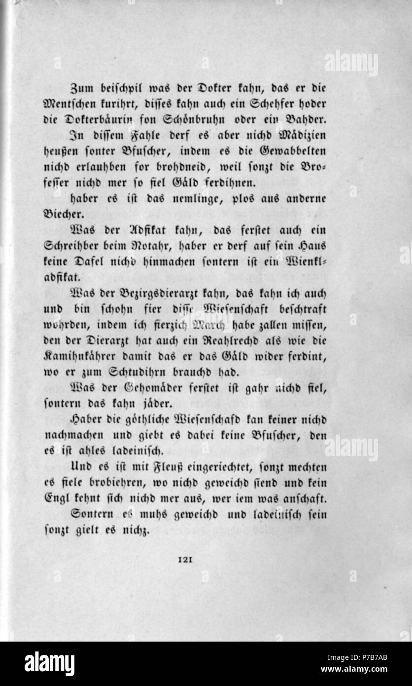 . Briefwechsel eines bayrischen Landtagsabgeordneten. N/A 80 Thoma Briefwechsel 121 Stock Photo