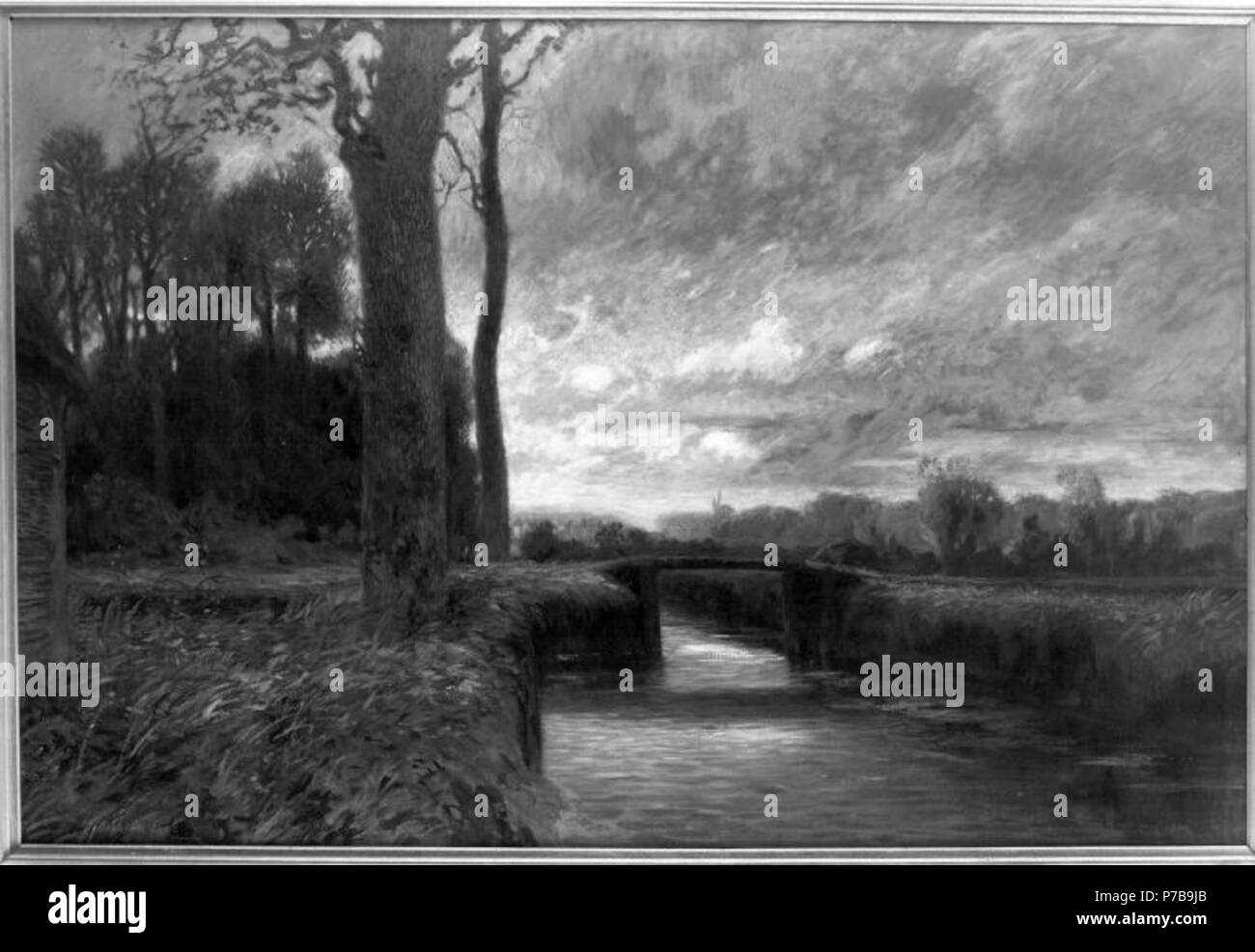 . Herbstmorgen  N/A 44 Hans am Ende - Herbstmorgen - 8277 - Bavarian State Painting Collections Stock Photo