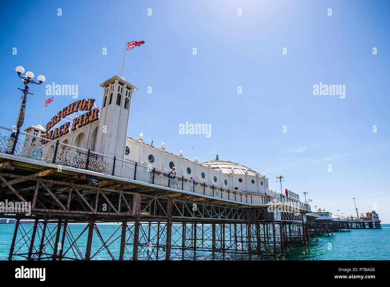 Brighton Palace Pier Stock Photo