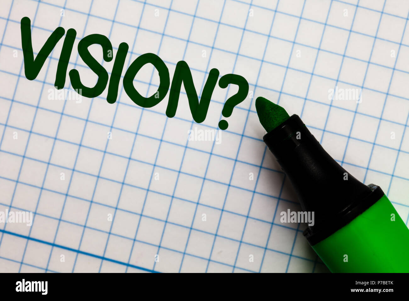 Writing note showing Vision Question. Business photo showcasing Company ...