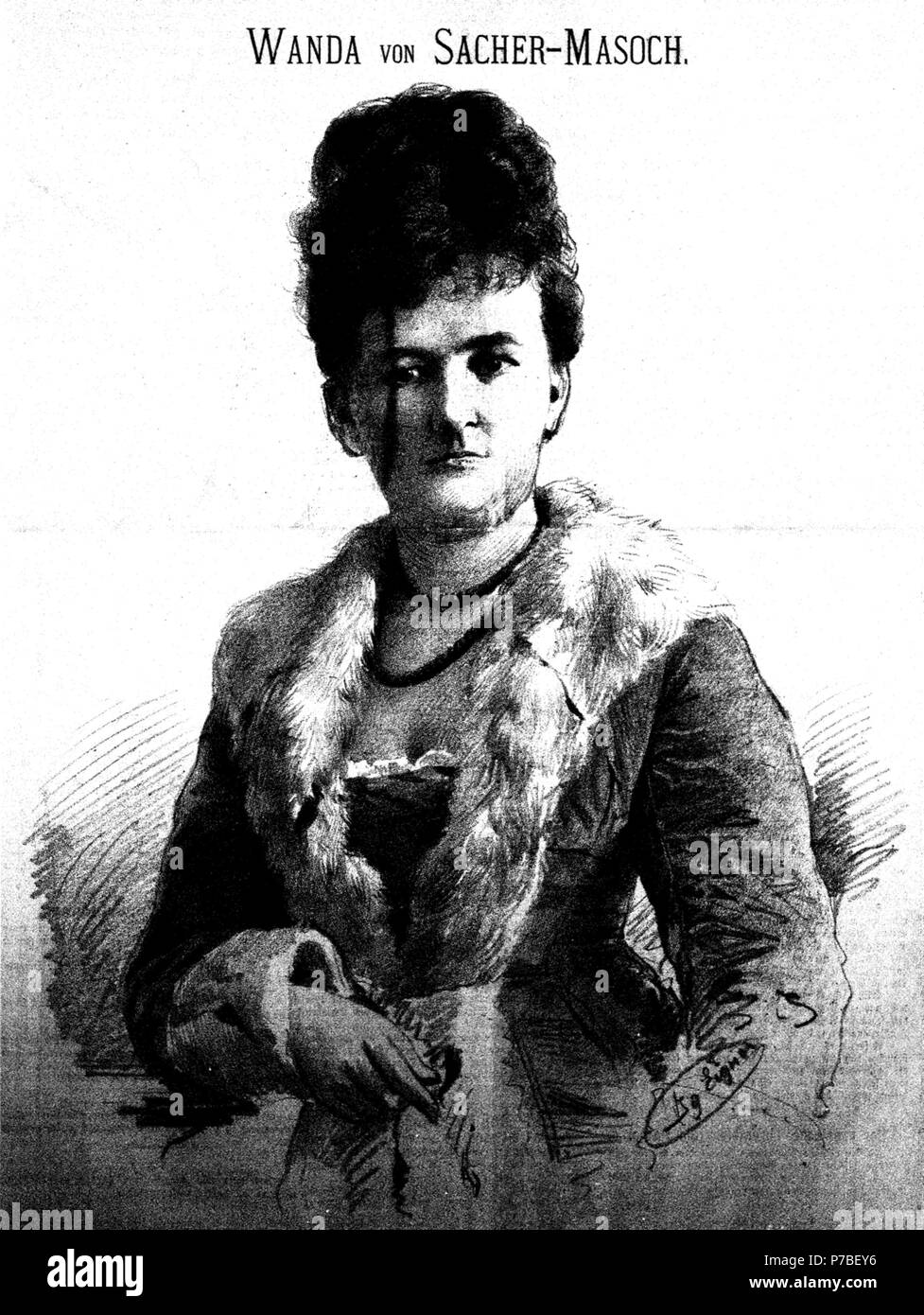 83 Wanda von SacherMasoch 1879 Eigner Stock Photo Alamy