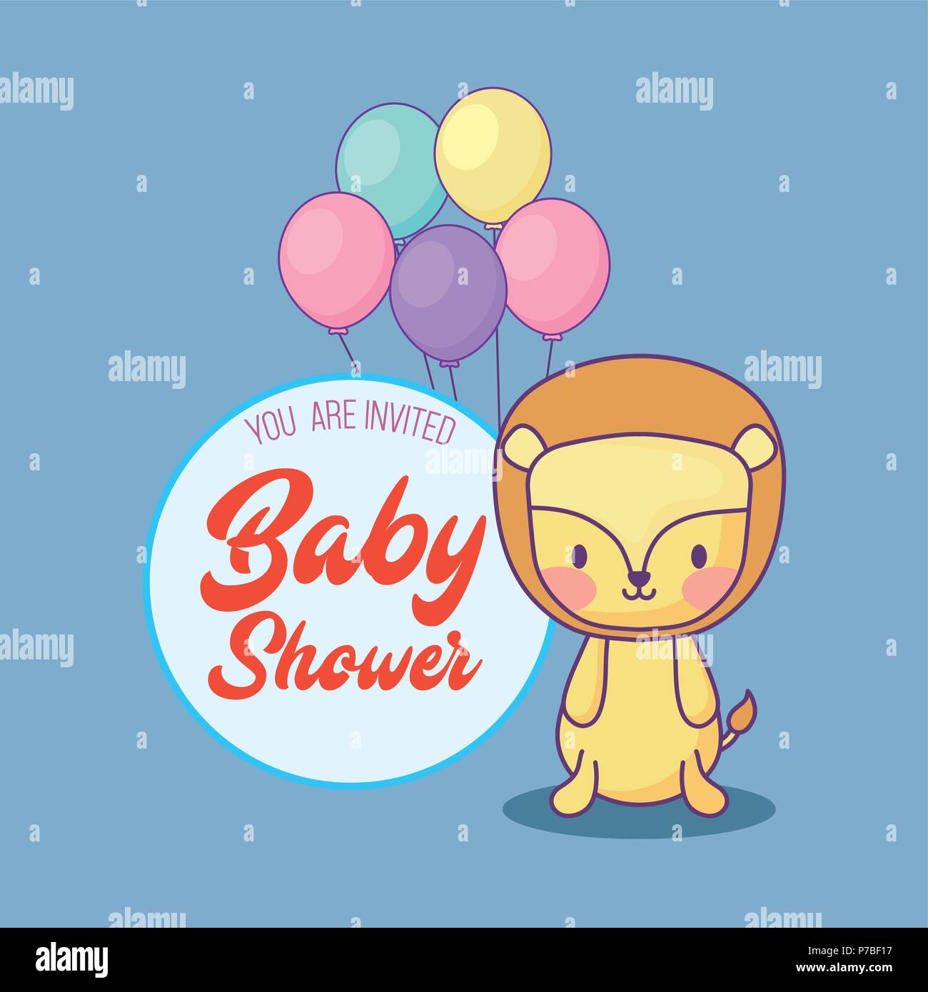 Baby Shower Invitation With Cute Lion And Ballons Icon Over Pink Baby Shower Invitation With Cute Lion And Ballons Icon Over Pink Background Colorful Desing Vector Illustration P7BF17 Baby Shower Invitation With Cute Lion And Ballons Icon Over Pink Background Colorful Desing Vector Illustration Image211080275html