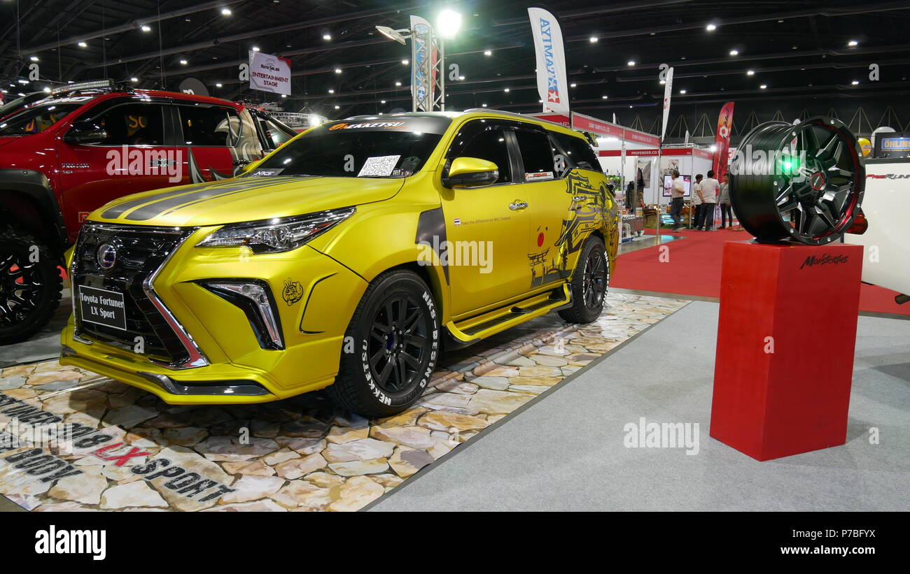 Modification Car Show BANGKOK - JULY 4 : Modified car show at Bangkok International Auto ...
