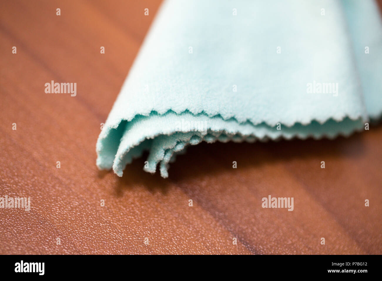 cloth for cleaning glasses Stock Photo Alamy
