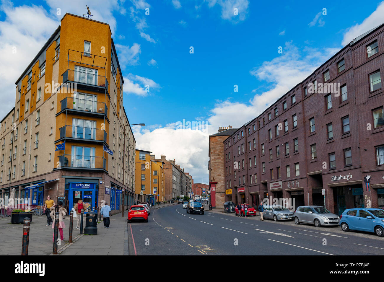 Victorian tenement flats and historic buildings on Tollcross, a major