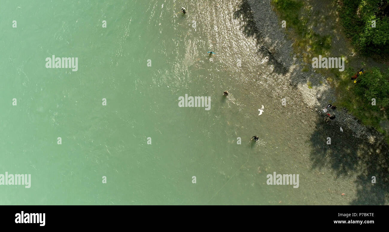 The Kenai River called Kahtnu in the Dena'ina language, is the longest