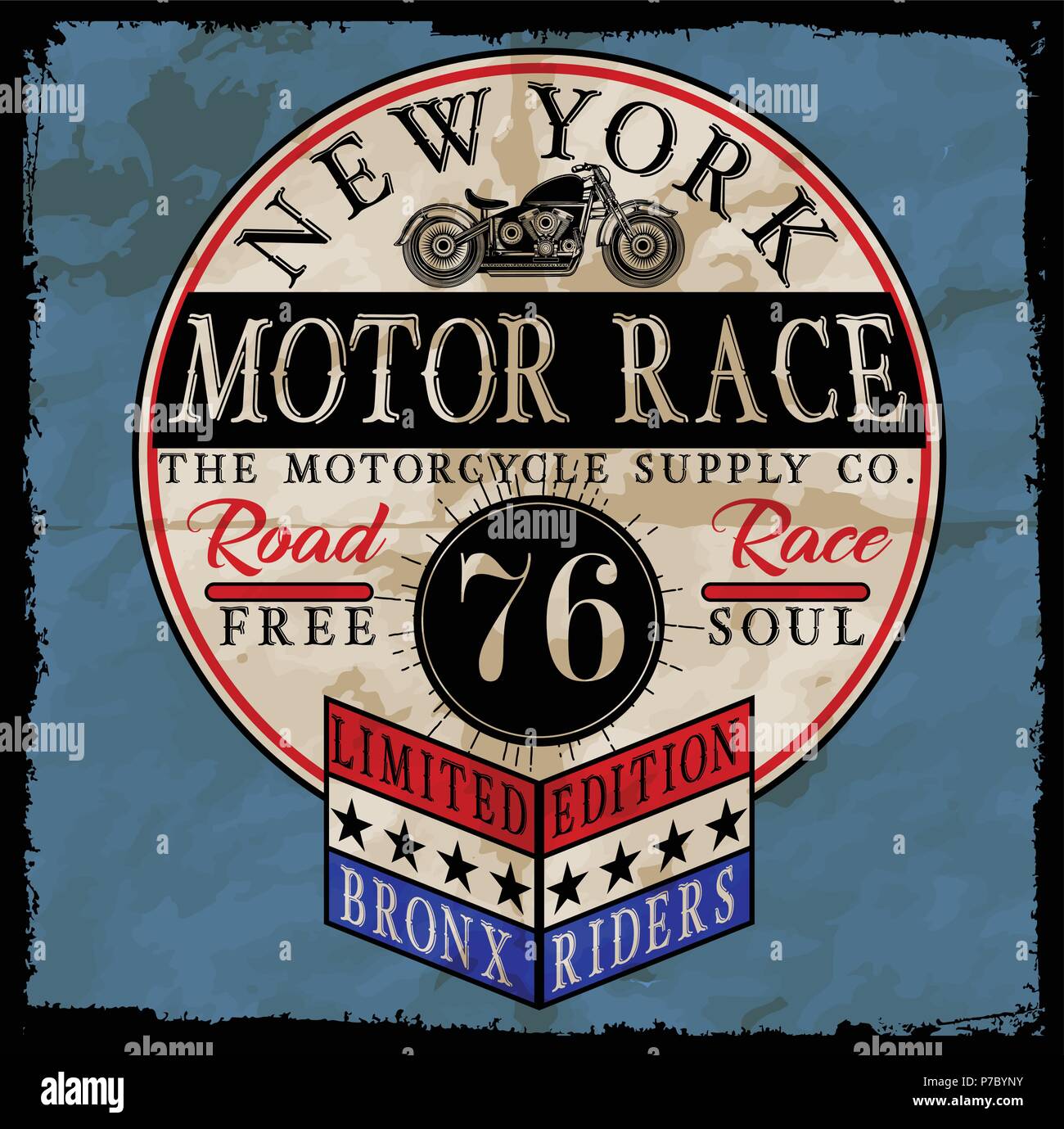 Vintage Motorcycle T-shirt Graphic Stock Vector Image & Art - Alamy