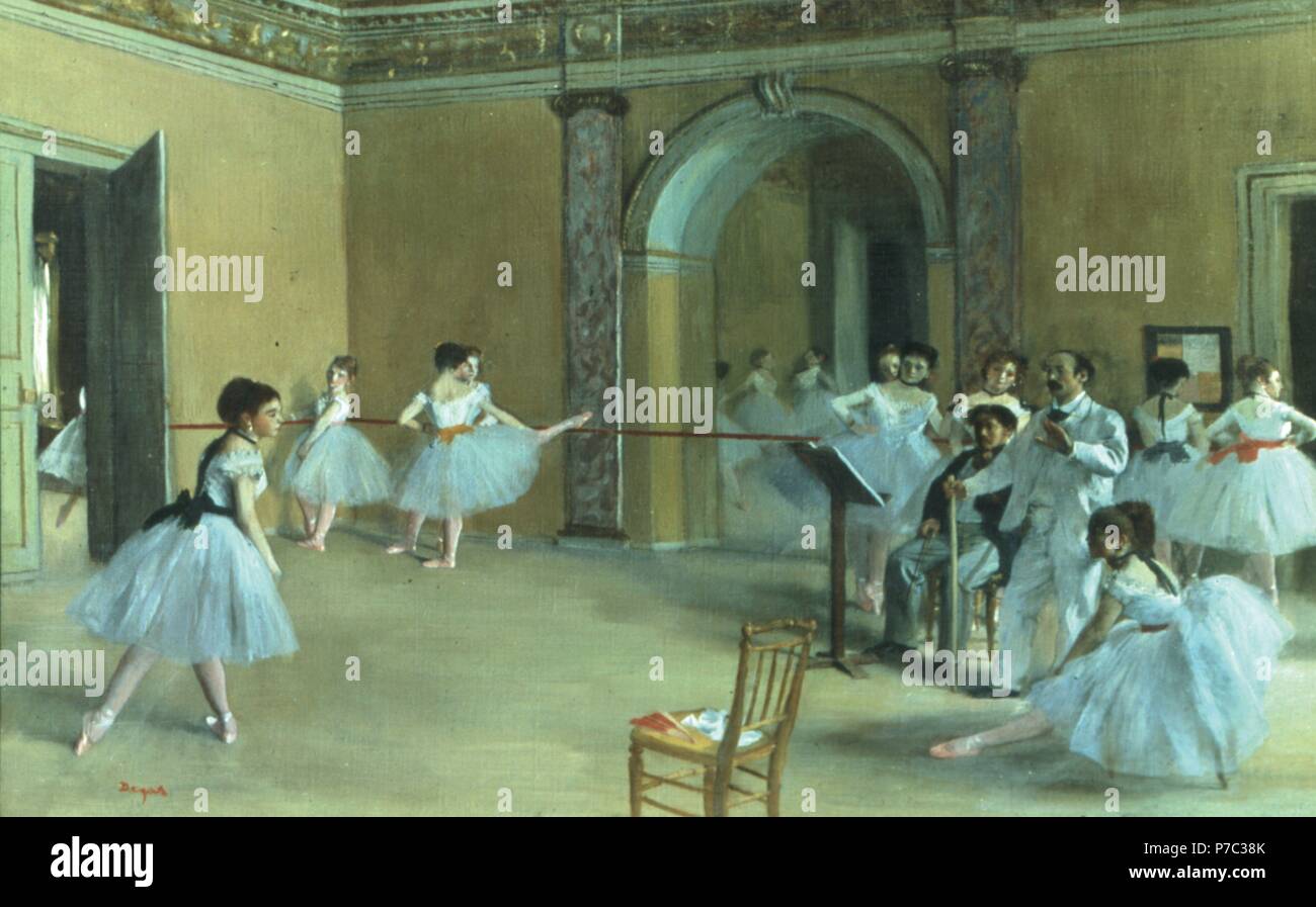 Foyer De La Danza En La Opera De La Rue Le Peletier 1872 Museum