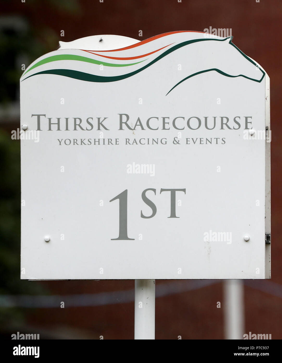 A general view of the winners board in the parade ring at Thirsk Racecourse, Thirsk. PRESS ASSOCIATION Photo. Picture date: Wednesday July 4, 2018. Photo credit should read: Simon Cooper/PA Wire Stock Photo