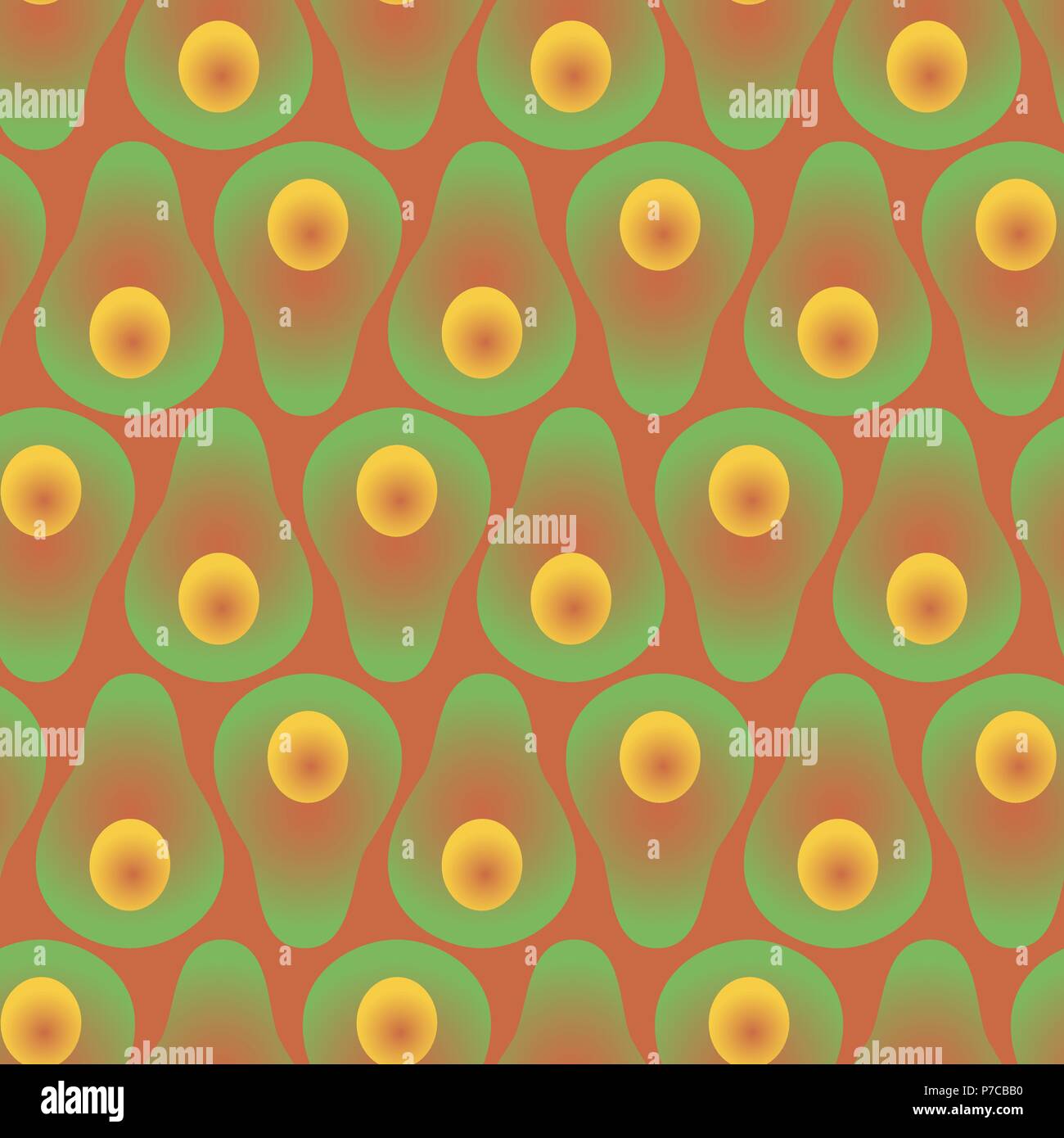 Seamless vector abstract gradient avocado contrast pattern Stock Vector