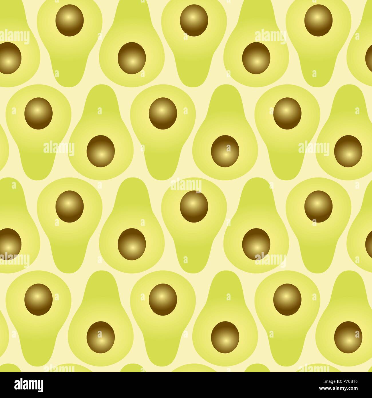 Seamless vector abstract gradient avocado line pattern Stock Vector