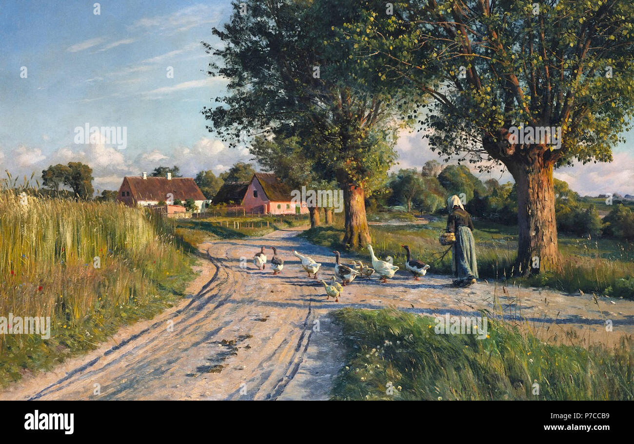 Monsted  Peder Mork - the Way Home 2 Stock Photo