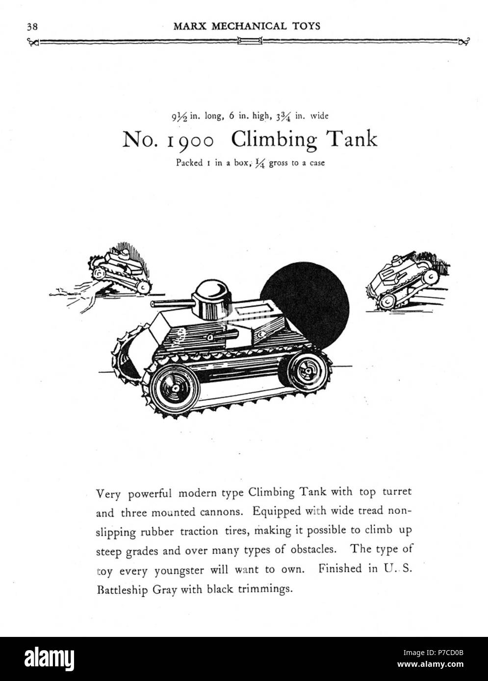 1930 Marx Mechanical Toys Catalog pg 38 s Stock Photo Alamy