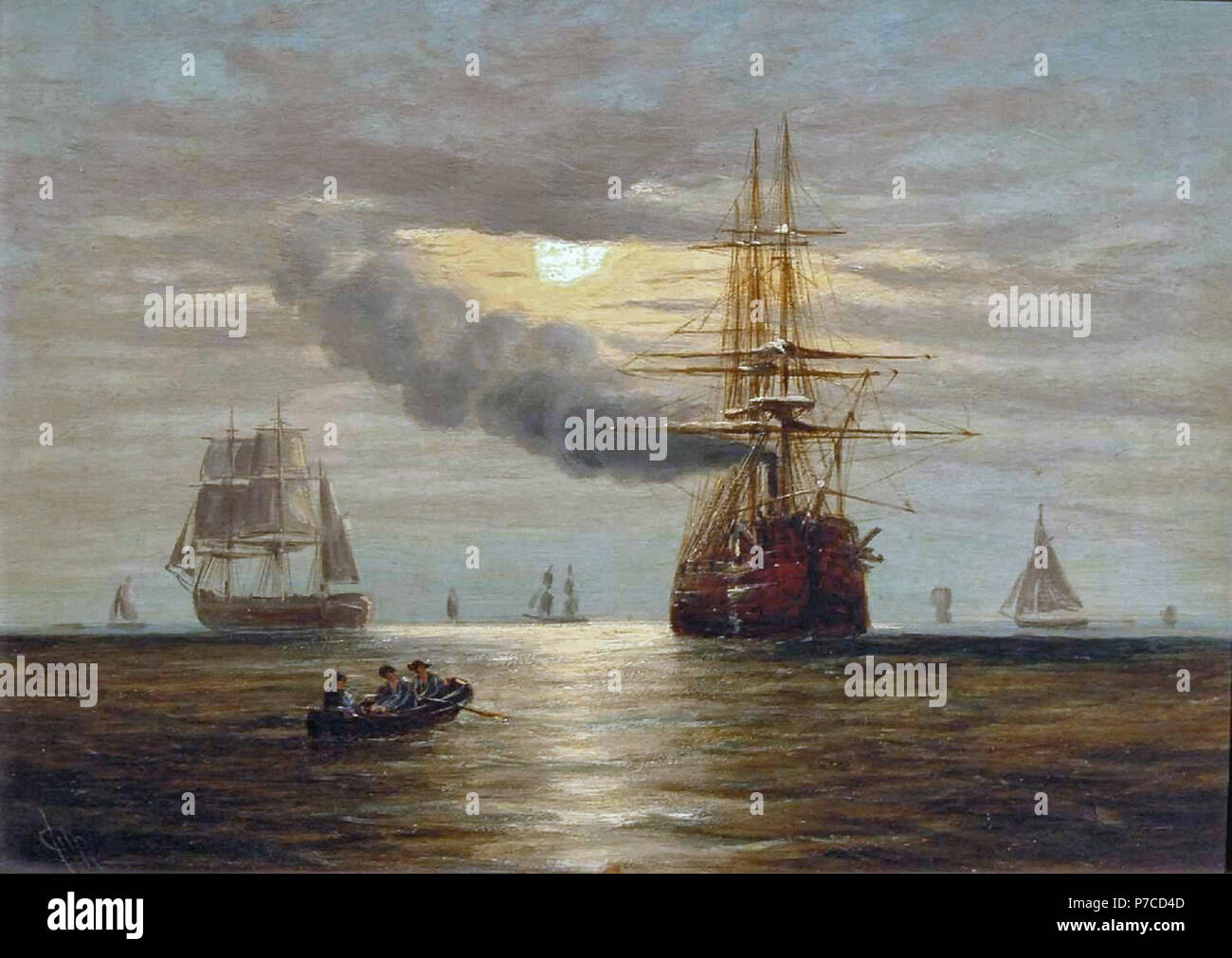 Ship steam xix century hi-res stock photography and images - Alamy