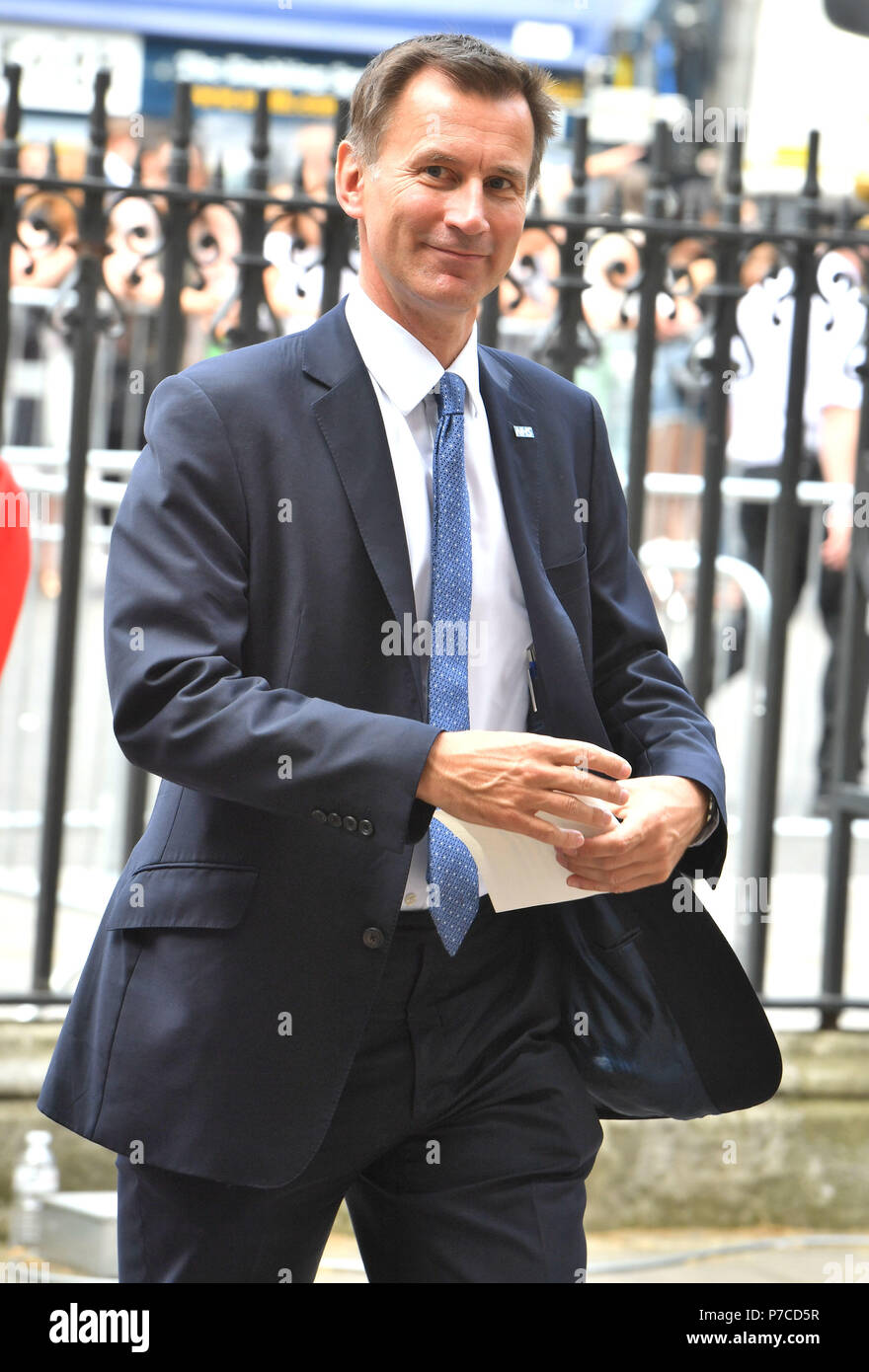 Health Secretary Jeremy Hunt attends a service to celebrate the 70th ...