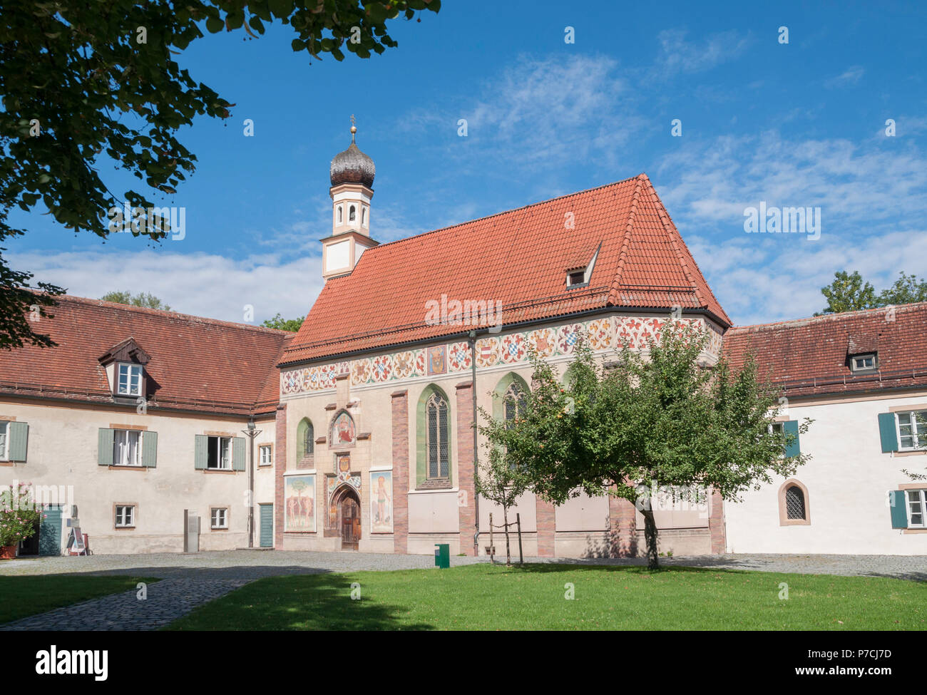chapel blutenburg, munich, Obermenzing, Upper Bavaria, Bavaria, Germany Stock Photo