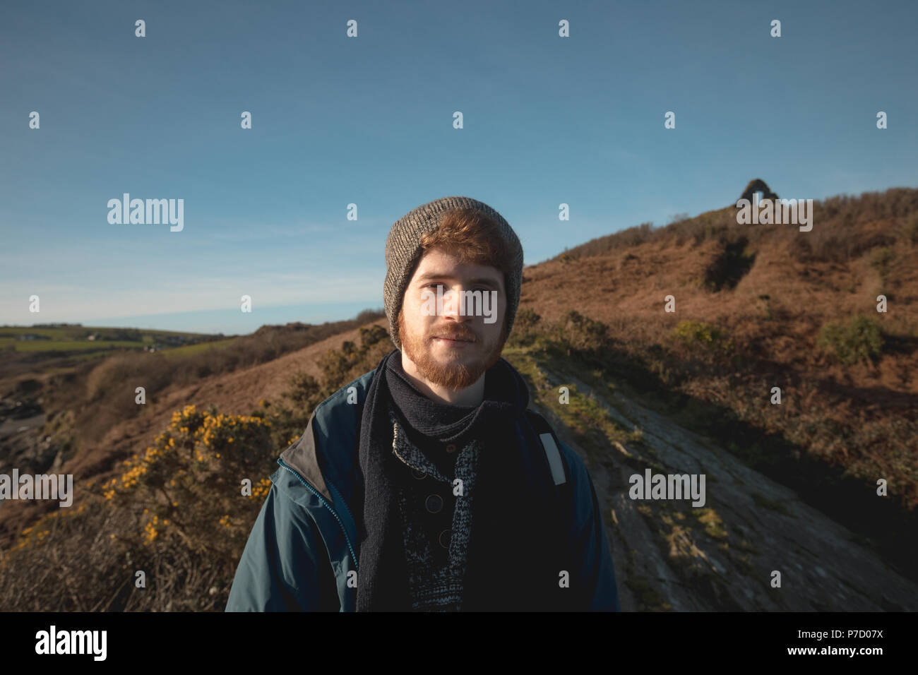 Young hiker relaxing hi-res stock photography and images - Alamy