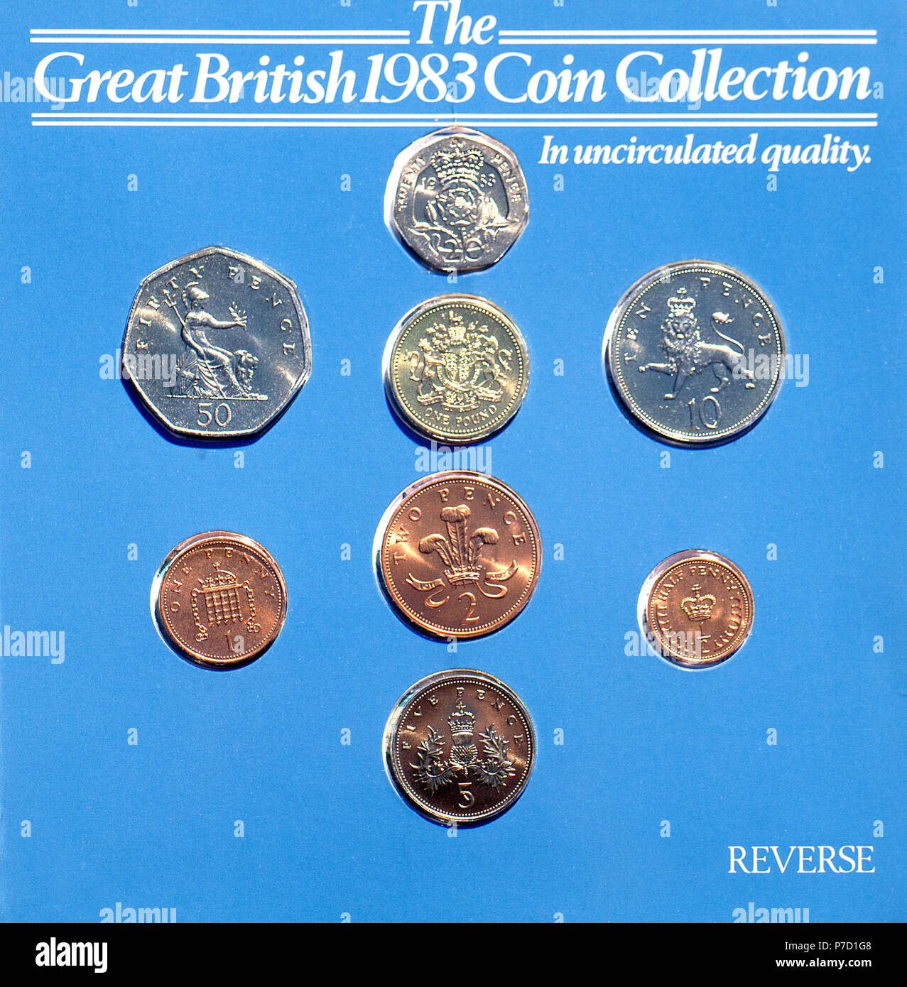 Great british coin collection 1983 hires stock photography and images