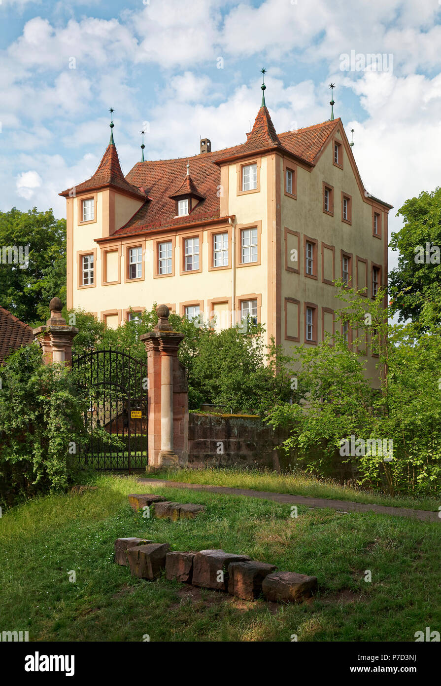 Hummelstein Castle, Hummelstein Park, manor house, Nuremberg, Gleißhammer, Middle Franconia, Franconia, Bavaria, Germany Stock Photo