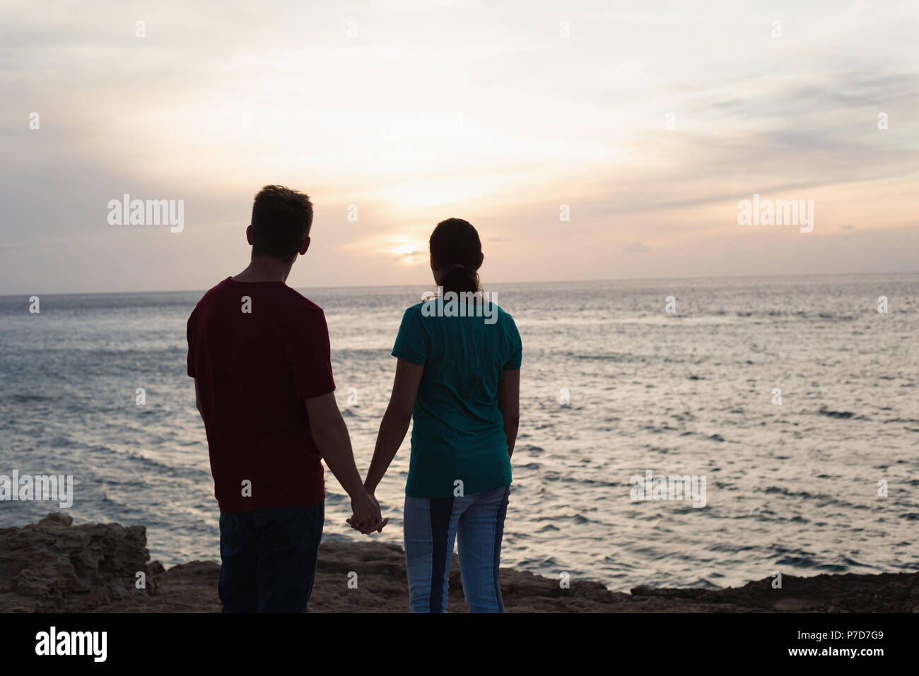 Asian couple holding hands hi-res stock photography and images - Alamy