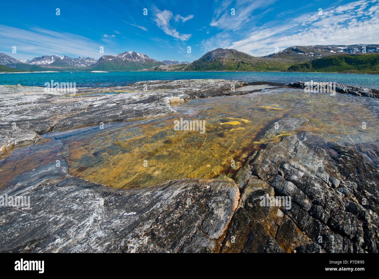 Sommarøy Island, Troms Province, Northern Norway, Norway Stock Photo