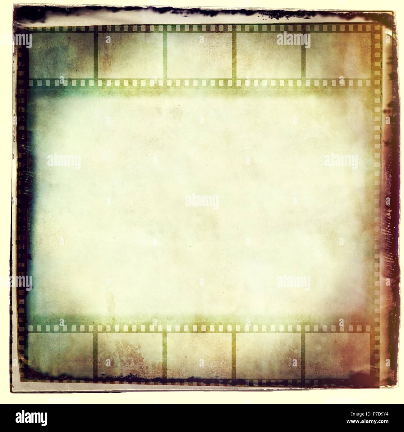 Film frames strip sepia hi-res stock photography and images - Alamy