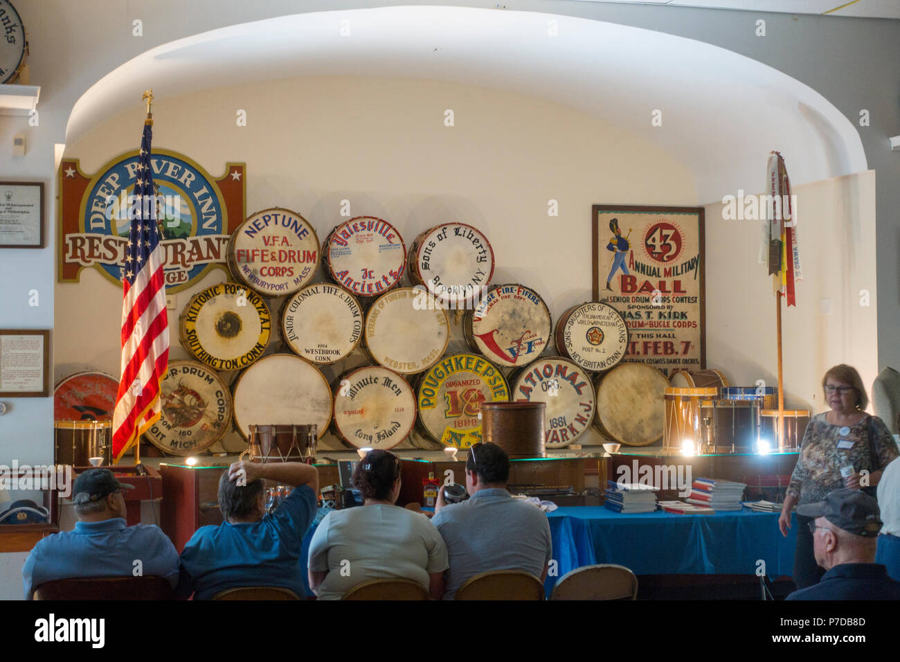Museum of Fife and Drum in Ivoryton CT Stock Photo