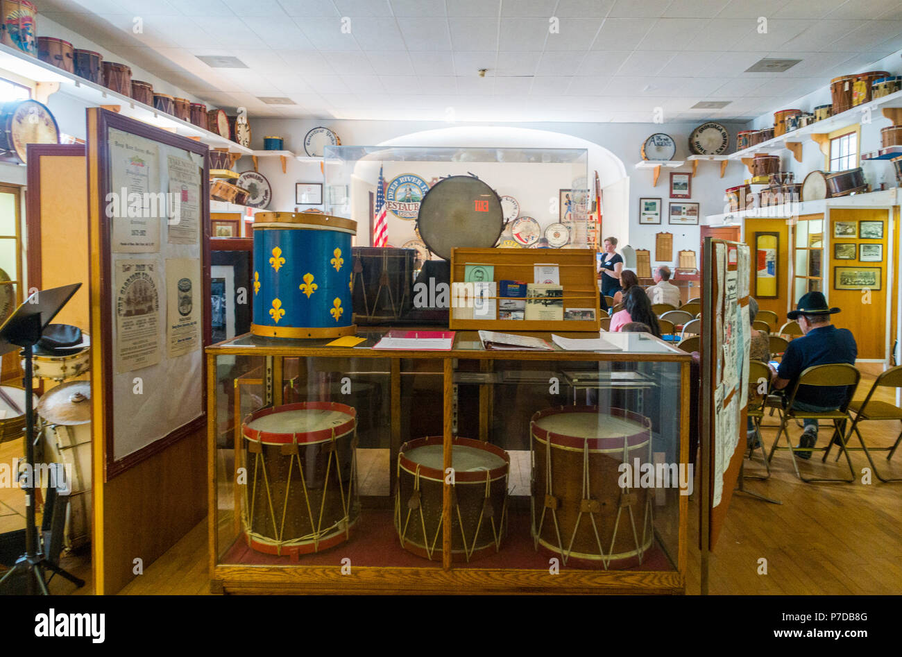 Museum of Fife and Drum in Ivoryton CT Stock Photo