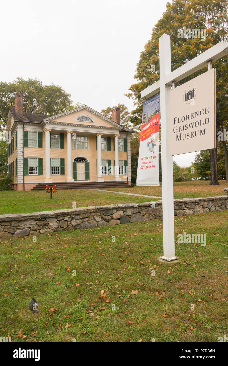 Florence Griswold Museum in Old Lyme CT Stock Photo