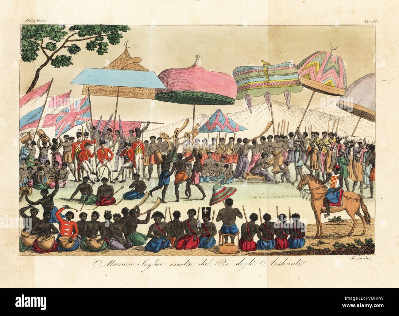 The King of the Ashanti (Ghana) an English mission led by