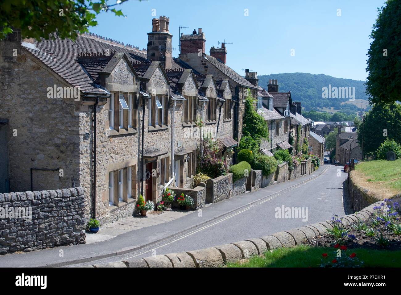 Houses in Bakewell, Derbyshire Stock Photo Alamy