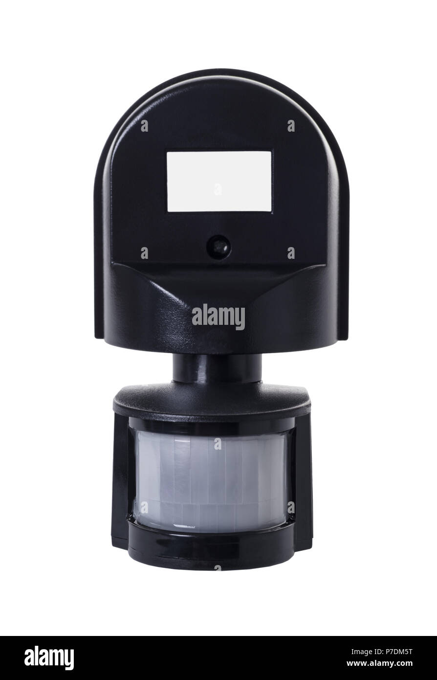 motion detector new on white isolated background Stock Photo