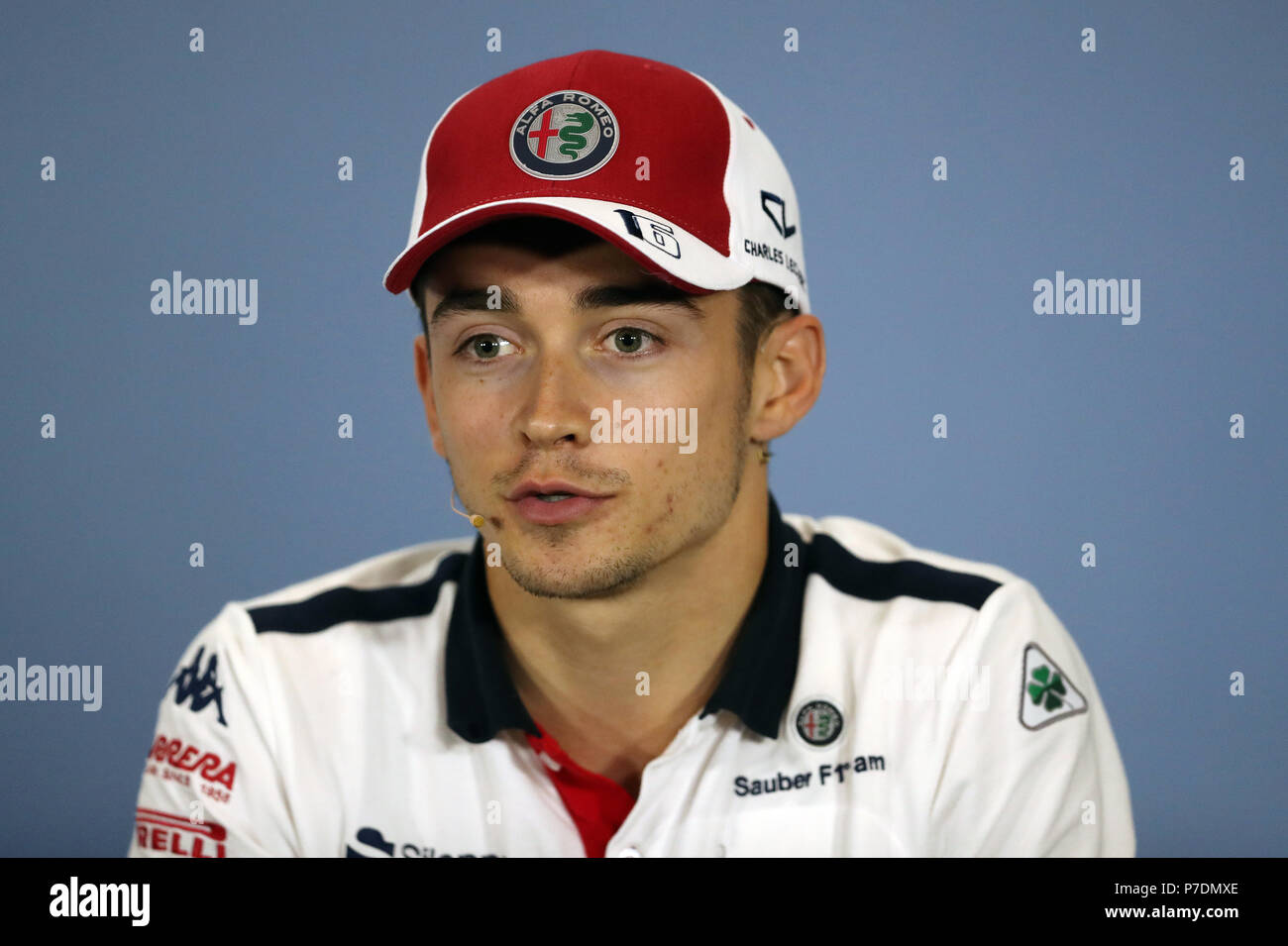 Alfa Romeo Sauber's Charles Leclerc in 