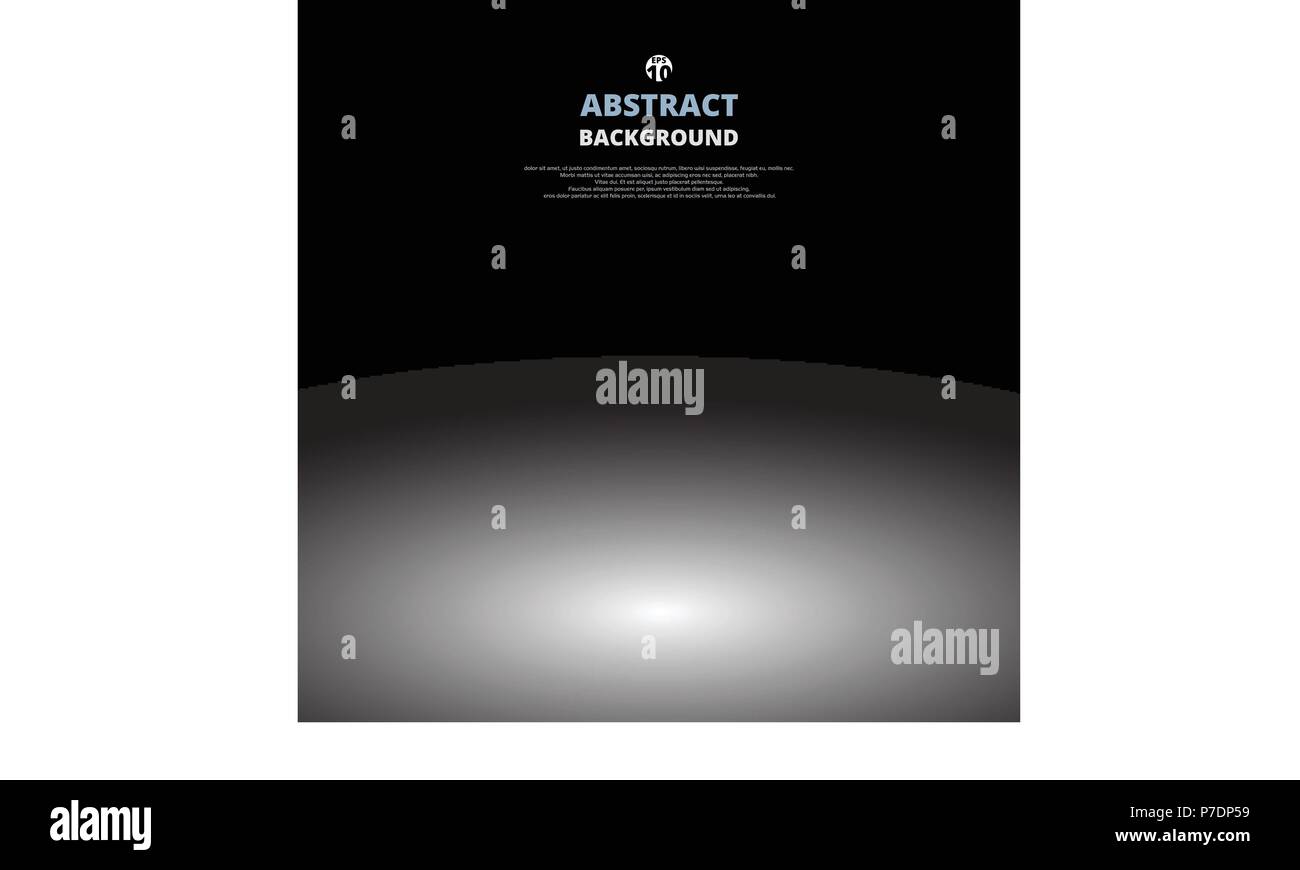 Abstract of technology white dot pattern in dark background, illustration vector eps10 Stock Vector